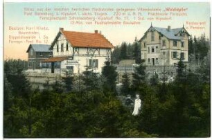 Oberbärenburg. Villen-Colonie Waldidylle