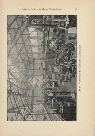 Abb. 57 Maschinentechnische Versuchsanstalt. Ausstellungshalle