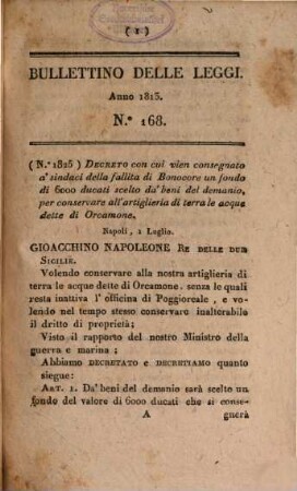 Bullettino delle leggi del Regno di Napoli. 1813,2