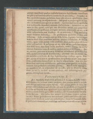 Propositio I. - XII.