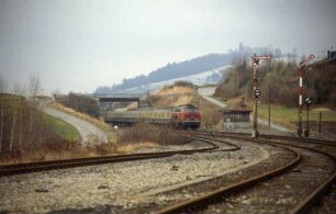 _Wilhelmsglück Lok 215 009 D2856 UIC-X-Wagen Stw2 Ausfahrsignale Freischaltung