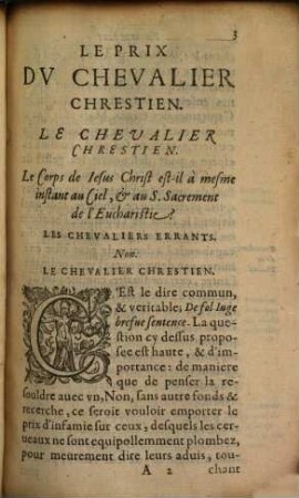 Le Prix du Chevalier chrestien