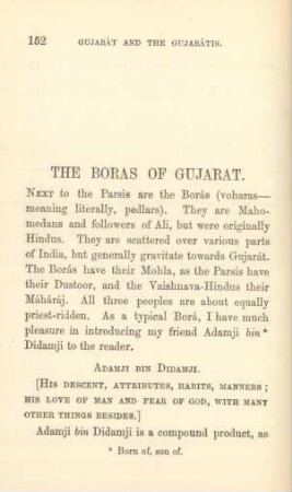 The Borás of Gujarát