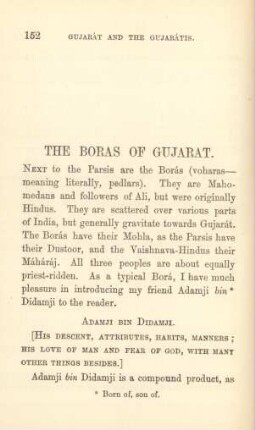 The Borás of Gujarát