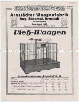 Vieh-Waagen