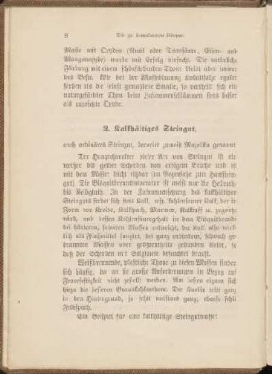 2. Kalkhältiges Steingut