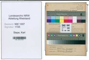 Entnazifizierung Karl Siepe , geb. 09.07.1907 (Arzt)