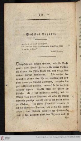 Sechstes Kapitel