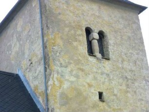 Kirchturm von Süden - Obergeschoß mit Biforium