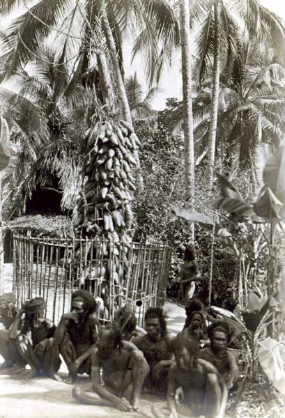 "Yamo obelisk as a monument to the dead in the village of Gorongu"