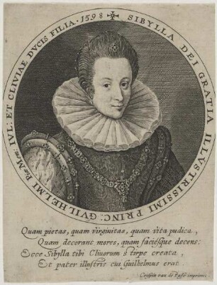 Bildnis der Sibylla von Jülich-Cleve-Berg