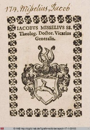Wappen des Jacob Missel