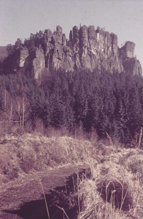 Felsformation in der Sächsischen Schweiz