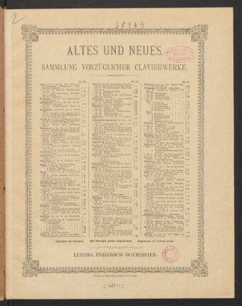 Op. 1, Six etudes