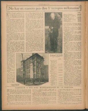 Carnegie y sus diez mandamientos de la riqueza