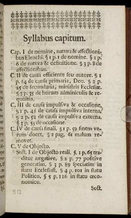 Syllabus capitum.