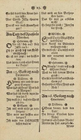 Am Tage deß Apostels Matthæi