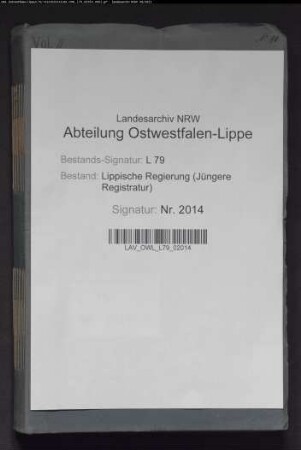 Amtsgericht Lemgo, Band 2