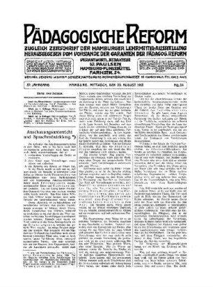 Anschauungsunterricht und Sprachentwicklung