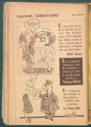 Páginas subrayadas - [Historietas con viñetas]