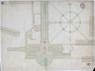 Lageplan Schloß Benrath