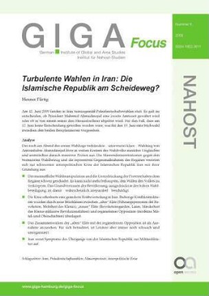 Turbulente Wahlen in Iran : die Islamische Republik am Scheideweg?