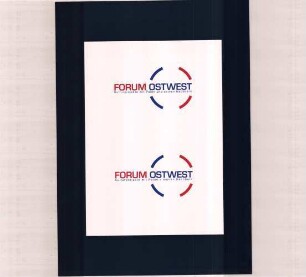 Entwurf Logo Forum Ost-West