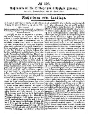 2. Kammer: 254. Sitzung
