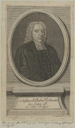 Bildnis des Johann Gangolf Wilhelm Forstmann