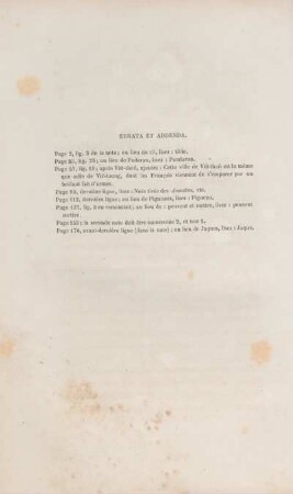 Errata et addenda