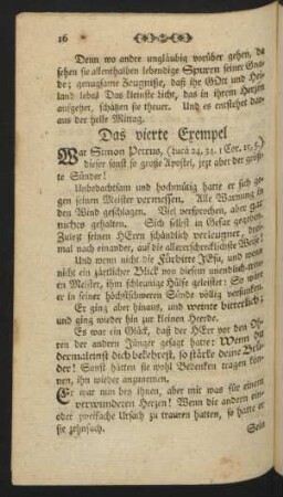 Das vierte Exempel