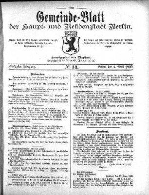 1909,14: No. 14, 4. April 1909