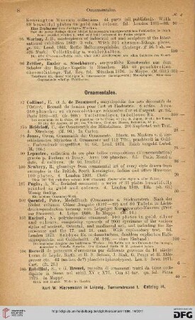 Ornamentales (Nr. 97 - 107)
