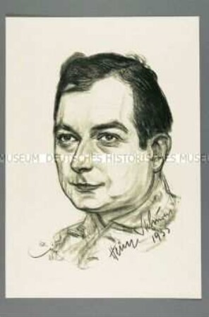 Bildnis des Schriftstellers Heinz Steguweit