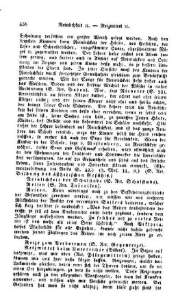 Reinlichkeit der Schulstube, (s. Art. Schulstube)