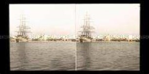 Blick über den Hafen von Veracruz zur Festung San Juan de Ulúa