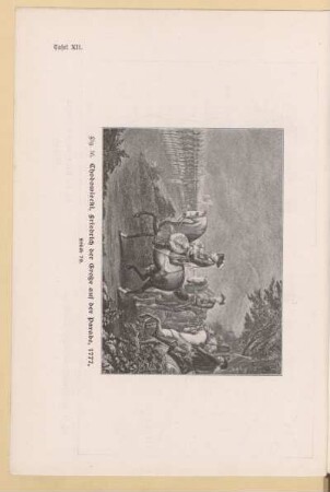 16. Chodowiecki, Friedrich der Große auf der Parade, 1777