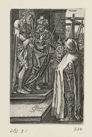 Ecce homo, Blatt 8 der Folge "Kupferstich-Passion"