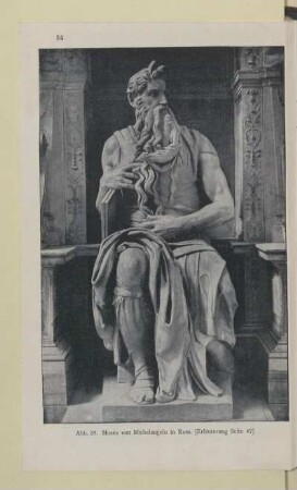 Abb. 59. Moeses von Michelangelo in Rom