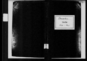 Oberacker, evangelische Gemeinde: Sterbebuch 1806-1869