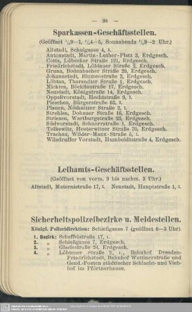 Leihamts-Geschäftsstellen