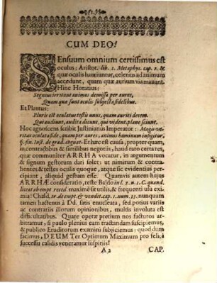 Tractatio De Arrha