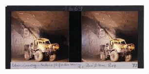Unimog Schießfahrzeug, Erzbergbau, Bülten