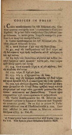 Accvrata Codicvm Graecorvm Mss. Bibliothecarvm Mosqvensivm Sanctissimae Synodi Notitia et Recensio. 2
