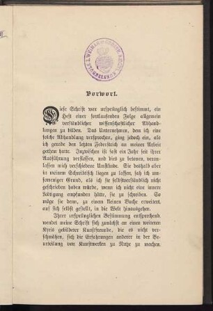Vorwort.
