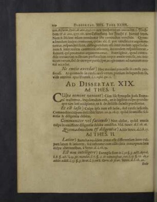 Ad Dissertat. XIX.