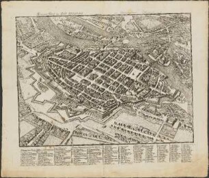 Accurater Abriss der Stadt BRESLAU im Hertzogthum Schlesien