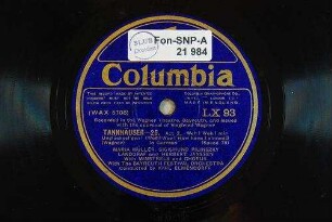Tannhäuser : 25., Act 2, Weh! Weh! mir Unglücksel'gen! / (Wagner)