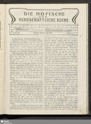 No. 16, 10. Juni 1905