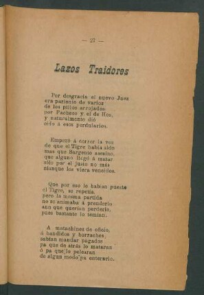Lazos traidores